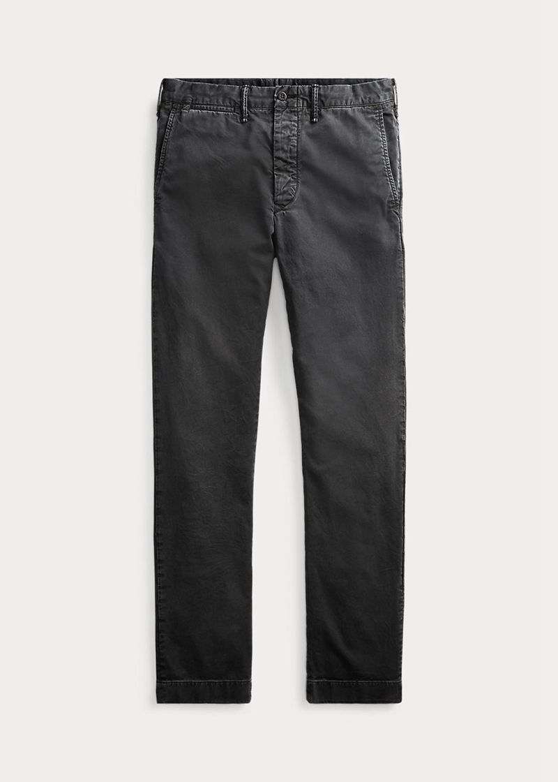 RRL パンツ メンズ 黒 スリム フィット チノ KJUWO0251
